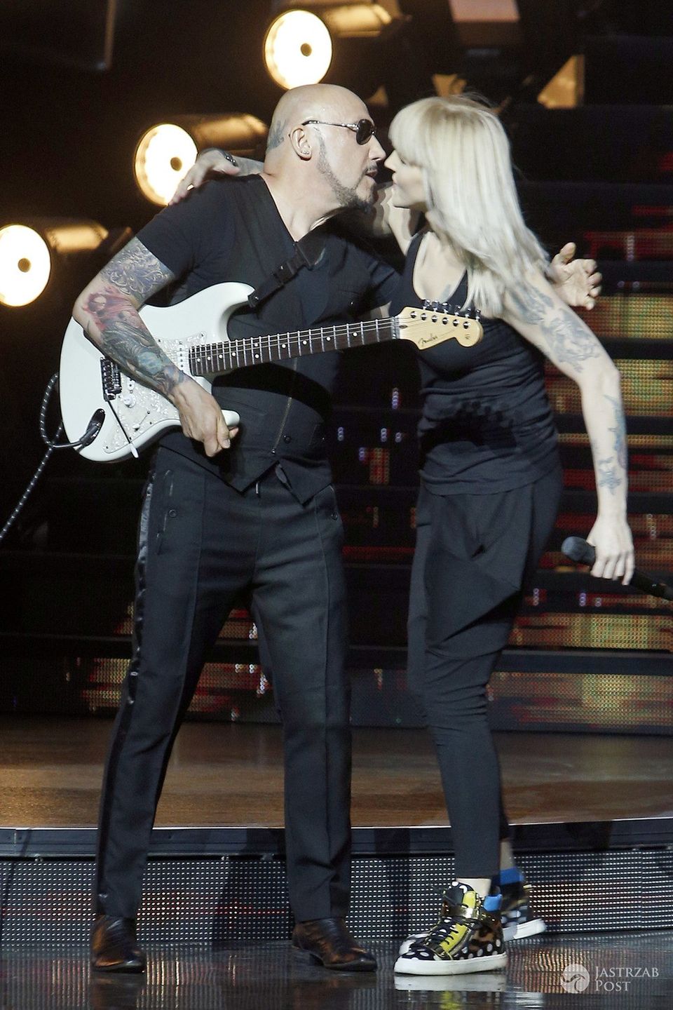 Grzegorz Skawiński i Agnieszka Chylińska