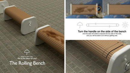 Ławeczka na jesienne szarugi 1