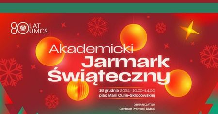 Akademicki Jarmark Świąteczny 2024. Rękodzieło, dekoracje, ceramika, ozdoby i wiele więcej
