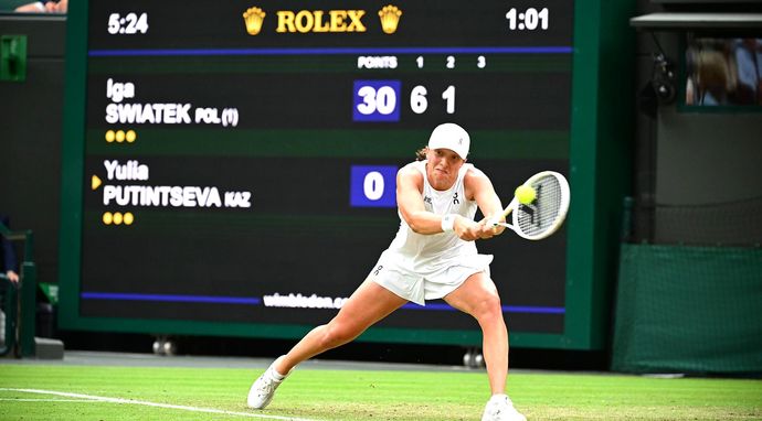 Tenis: Turniej Wimbledon - mecz 1. rundy gry pojedynczej