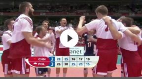 Kwalifikacje do IO: Chiny - Polska 2:3 (najważniejsze piłki)