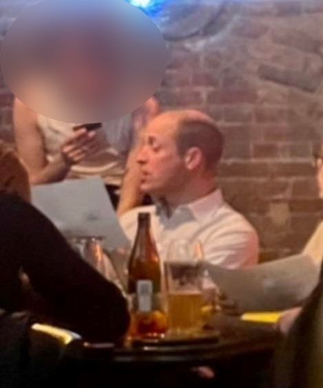Dziennikarz zauważył księcia Williama w warszawskiej restauracji