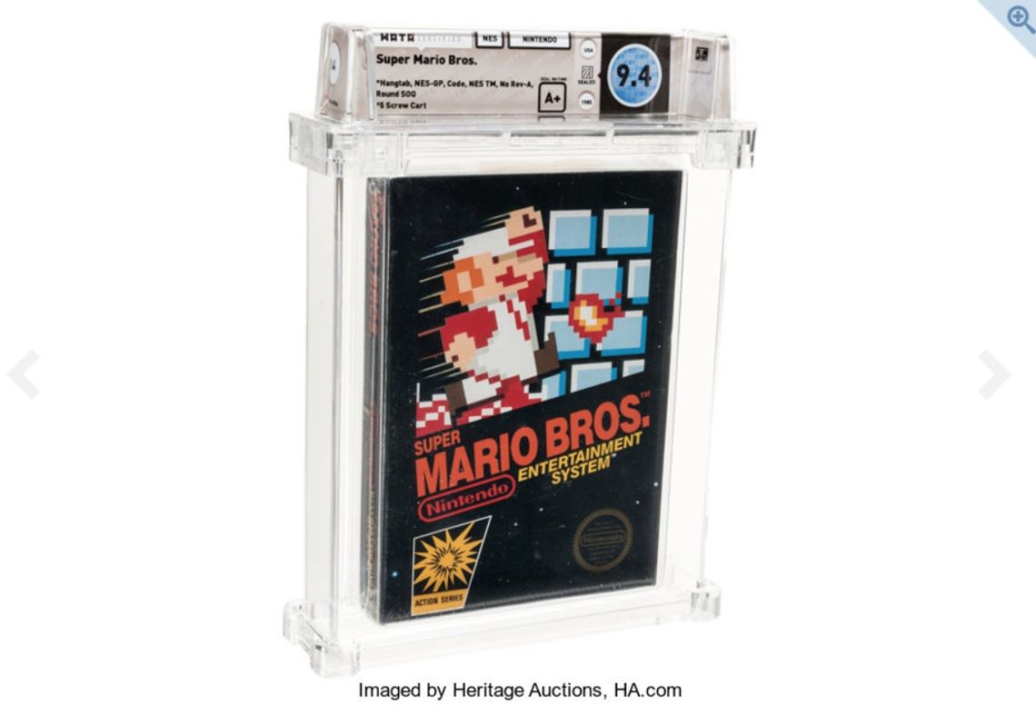 Super Mario Bros.: oryginalna wersja gry na NES sprzedana za prawie pół miliona zł