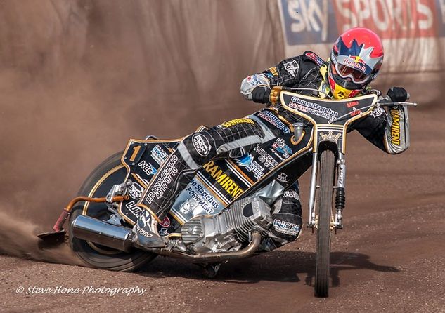 Mikkel B. Jensen na torze w King's Lynn. Autor zdjęcia: Steve Hone (Facebook)