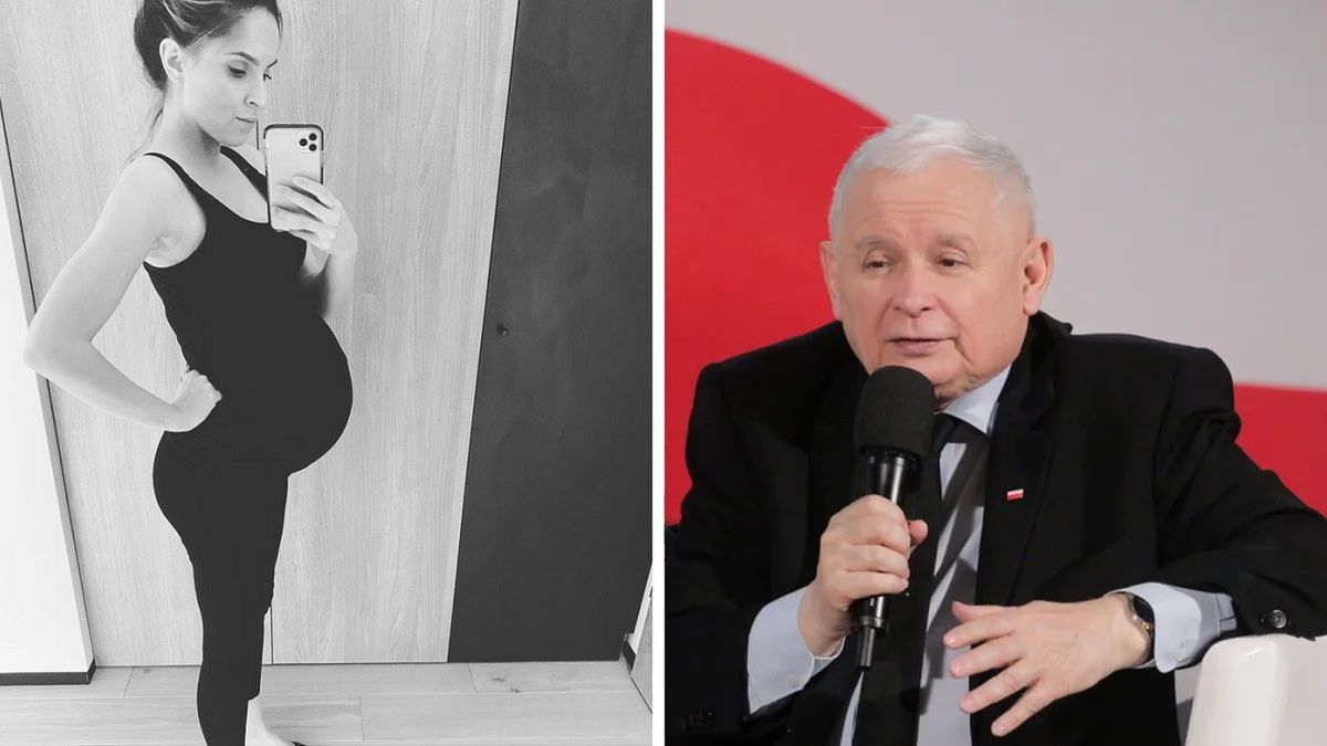 Laura Zielińska i Jarosław Kaczyński