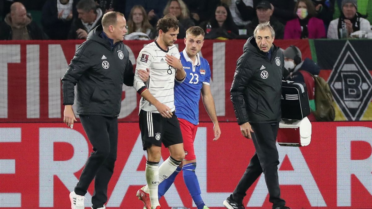 PAP/EPA / FOCKE STRANGMANN / Na zdjęciu: Leon Goretzka