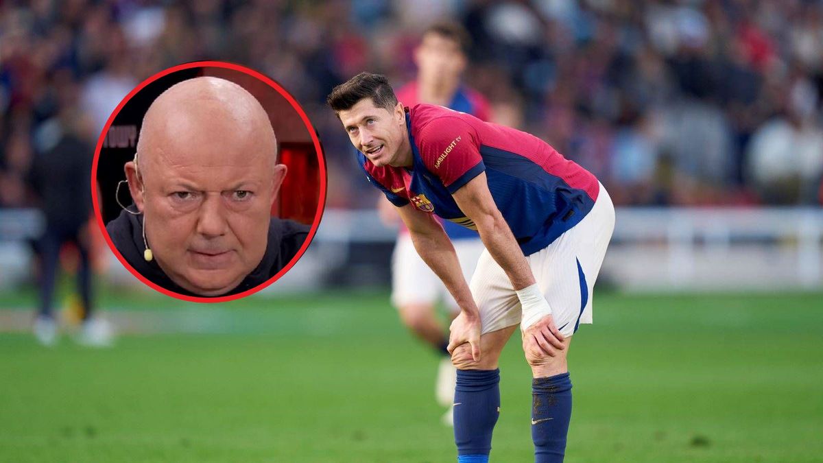 Getty Images / Pedro Salado/ YouTube Kanał Zero / Na dużym zdjęciu Robert Lewandowski, na małym Wojciech Kowalczyk