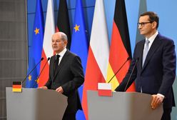 Kanclerz Olaf Scholz w Warszawie. Premier Morawiecki o Ukrainie i Nord Stream 2