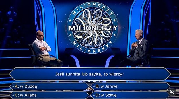 Pan Piotr przegrał w grze o milion w "Milionerach"