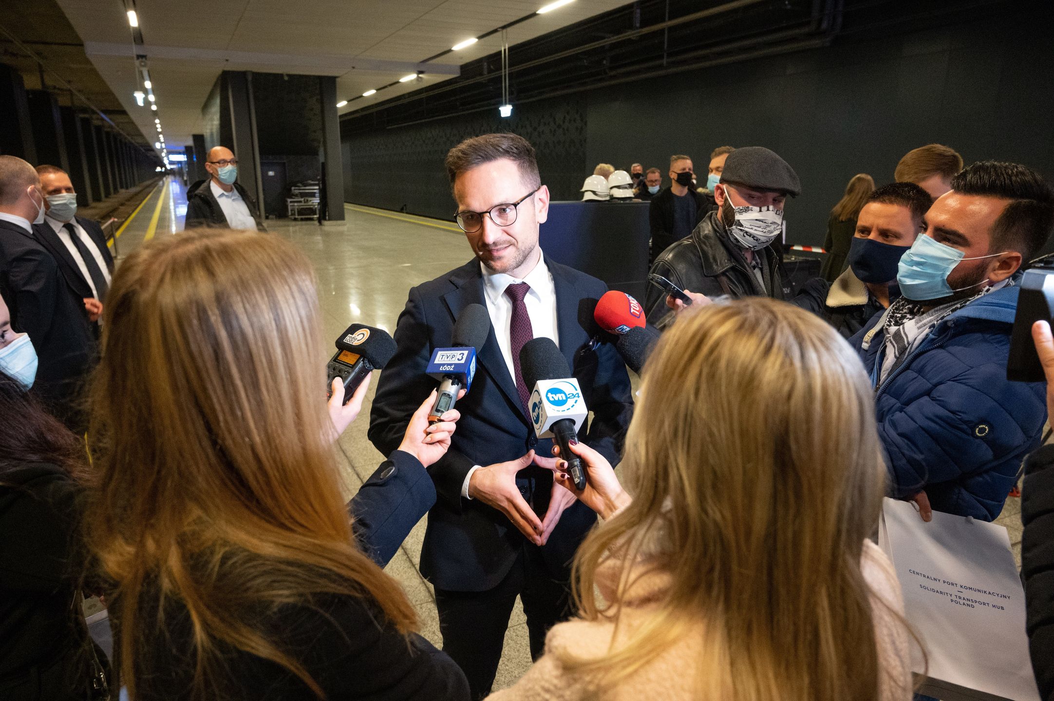 Waldemar Buda w trakcie konferencji prasowej