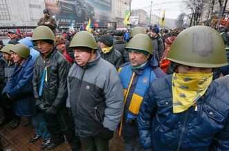 Protesty na Ukrainie. Pierwsza, całkowicie nielegalna manifestacja