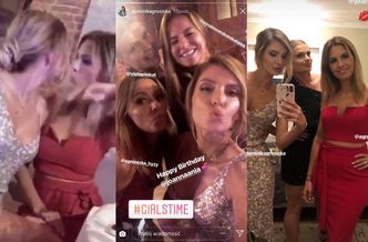 Anna Lewandowska, Dominika Grosicka i Agnieszka Hyży tańczą do piosenki Grzegorza na urodzinach koleżanki (FOTO)