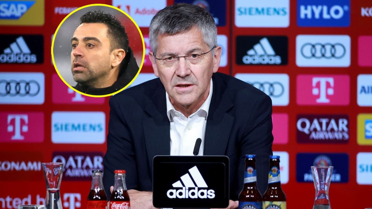 Getty Images / Na zdjęciu: Herbert Hainer / w kółku: Xavi