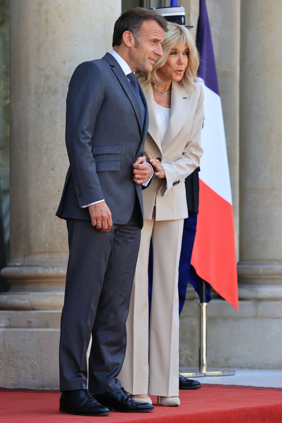 Emmanuel Macron i Brigitte Macron