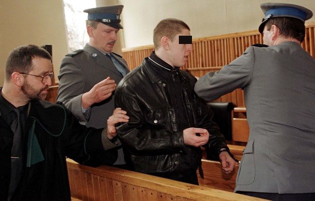 Paweł M., ps. "Misiek" po usłyszeniu wyroku / Jacek Bednarczyk/PAP