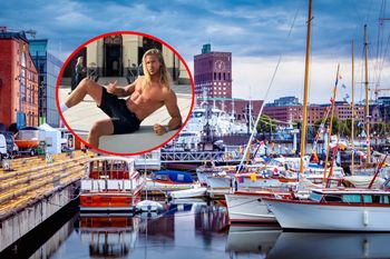 Półnagi influencer reklamuje europejskie miasto. "Masz na sobie za dużo ubrań"