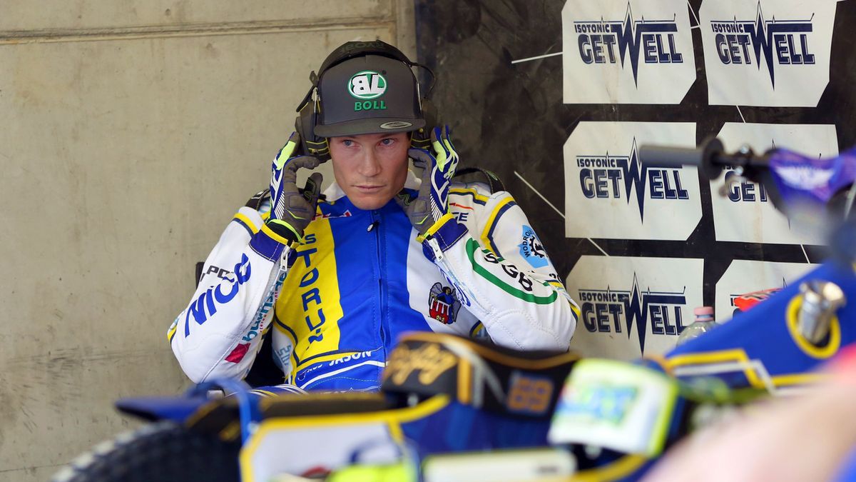 WP SportoweFakty / Łukasz Trzeszczkowski / Jason Doyle w parku maszyn