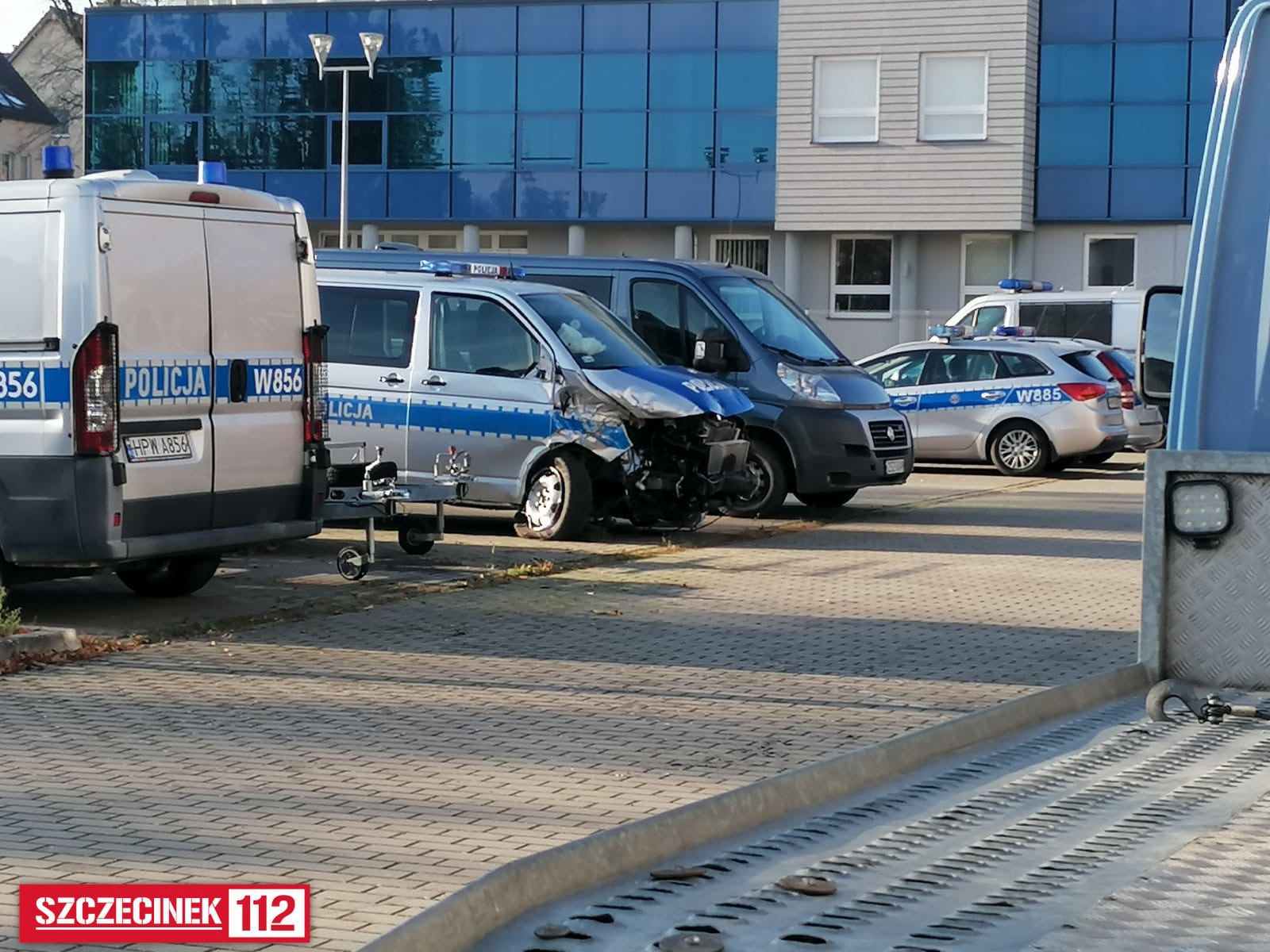 Wypadek radiowozu