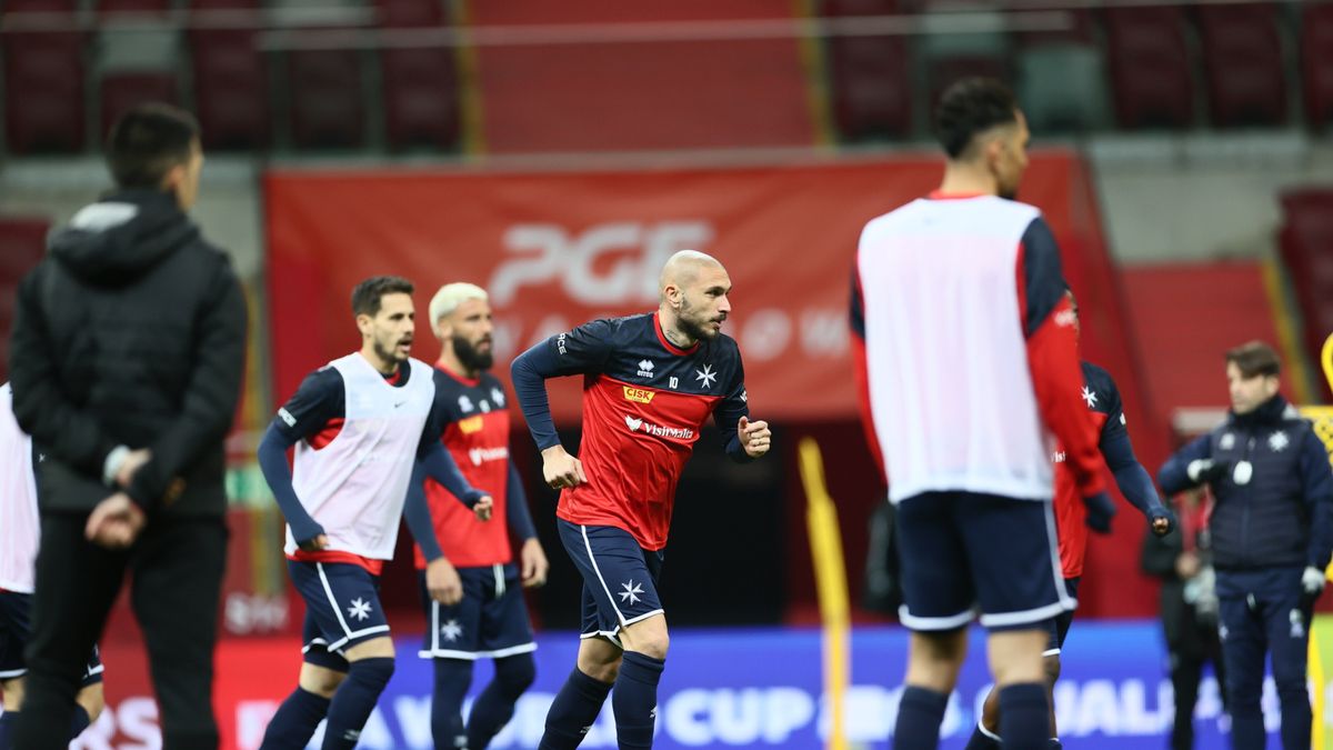 PAP / Leszek Szymański / Na zdjęciu: piłkarze reprezentacji Malty