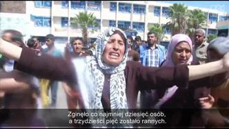 Atak na szkołę ONZ w Rafah