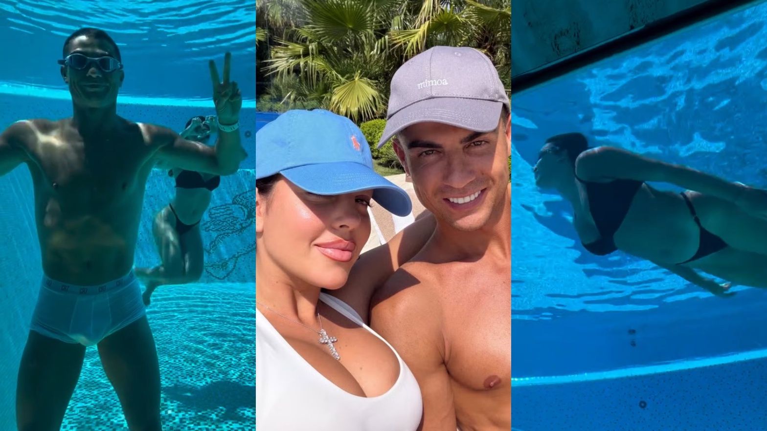 Cristiano Ronaldo relaksuje się ze swoją ukochaną