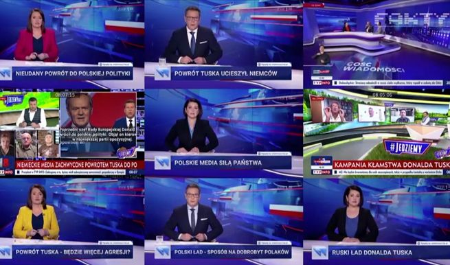 "Fakty" TVN punktują "Wiadomości" TVP w nowym materiale 