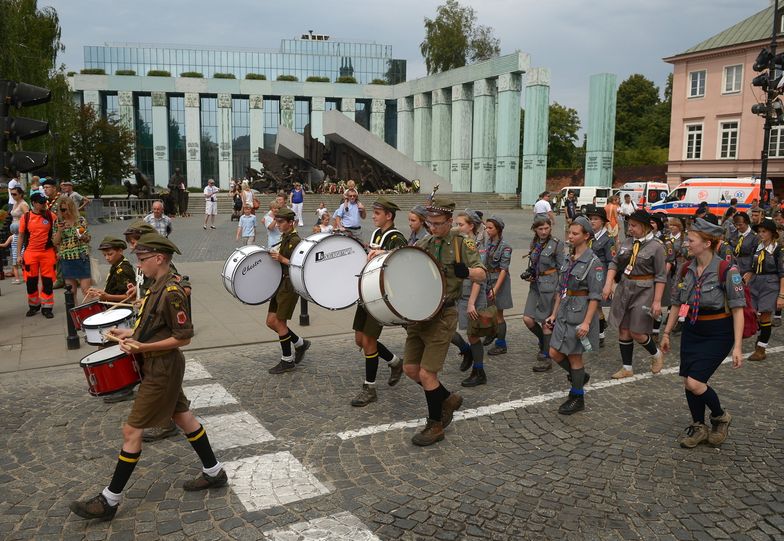 Powstanie warszawskie. Harcerze zakończyli obchody