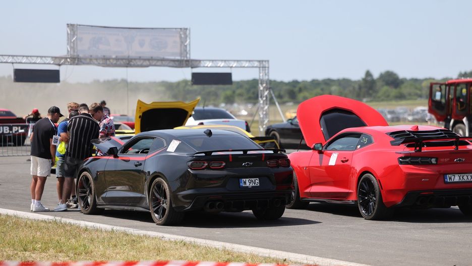 American Cars Mania w upalną niedzielę w Katowicach zgromadziła tłumy