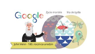 John Venn w Google Doodle. 180. rocznica urodzin logika, matematyka i filozofa