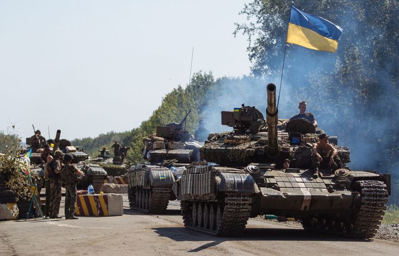 Konflikt na Ukrainie. Władze nawołują do opusczenia miejsca walk