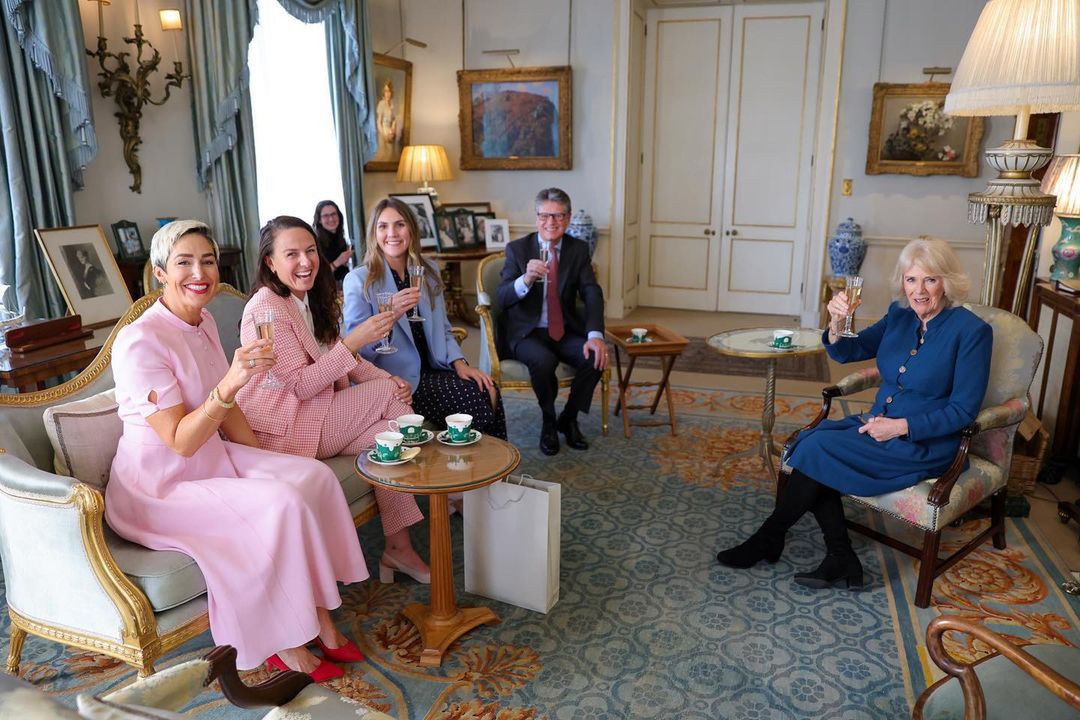 Camilla podczas oficjalnego spotkania