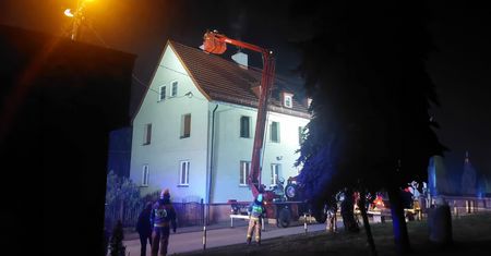 Paliło się na Grunwaldzkiej w Wyrzysku