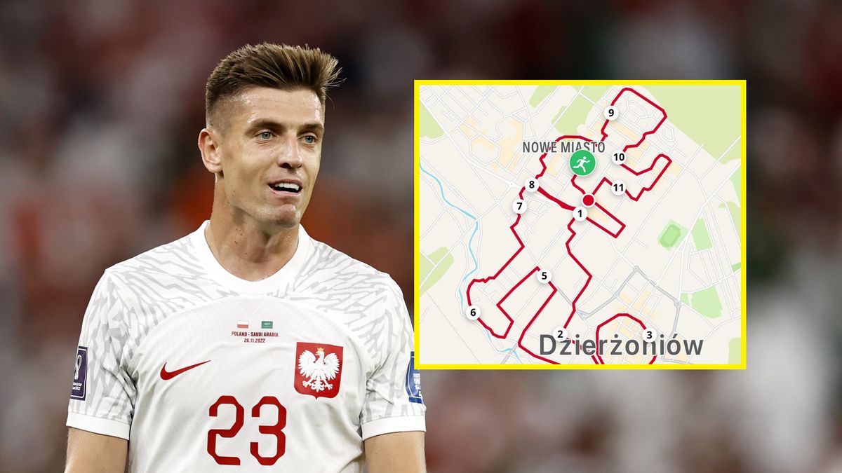 Na zdjęciu Krzysztof Piątek. W ramce jego podobizna