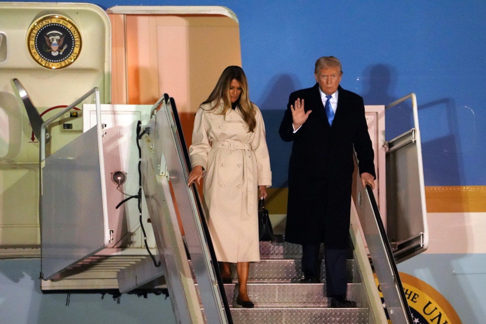 Donald Trump już w Rzymie. Weźmie udział w pogrzebie papieża Franciszka