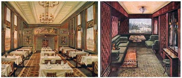 Wnętrza wagonów przypominały raczej hotel, niż pociąg (Fot.Valtakunta.eu)