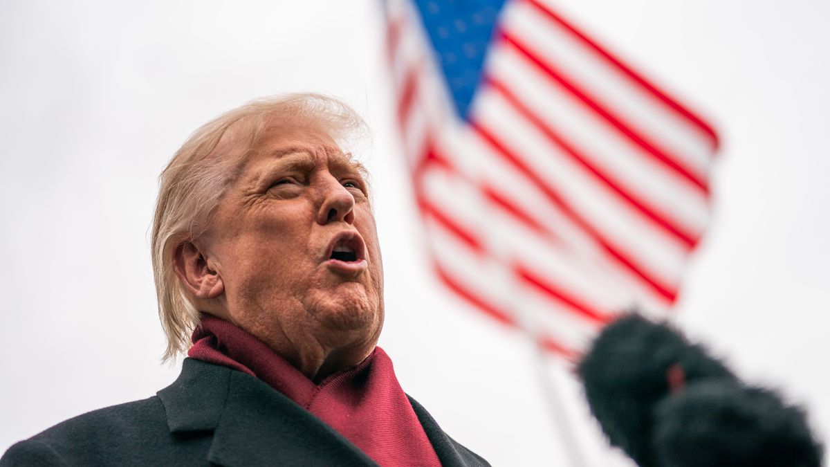 WhiteHouse
WASHINGTON, DC - NOVEMBER 22: President Donald Trump speaks to members of the press before departing the White House on Marine One in Washington, D.C., on November 22, 2025. (Photo by Allison Robbert/For The Washington Post via Getty Images)
The Washington Post