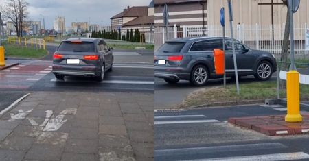 Jest nagranie z Torunia. Skandaliczne zachowanie kierowcy audi