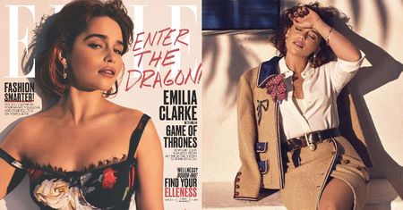 Emilia Clarke w słonecznej sesji dla "Elle"