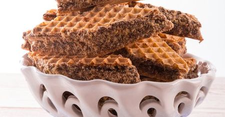 Wafle czekoladowe