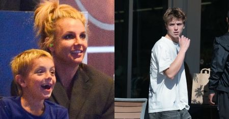 Dorosły już syn Britney Spears wyłania się z marketu. Podobny do sławnej mamy? (ZDJĘCIA)