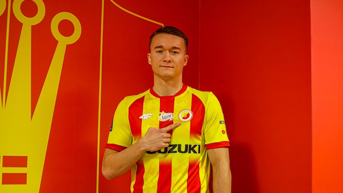 Materiały prasowe / Korona Kielce / Na zdjęciu: Marcel Pięczek