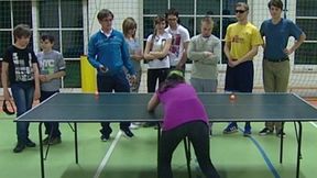 Pełnosprawni: ping-pong dla niewidomych, czyli dźwiękowy tenis stołowy
