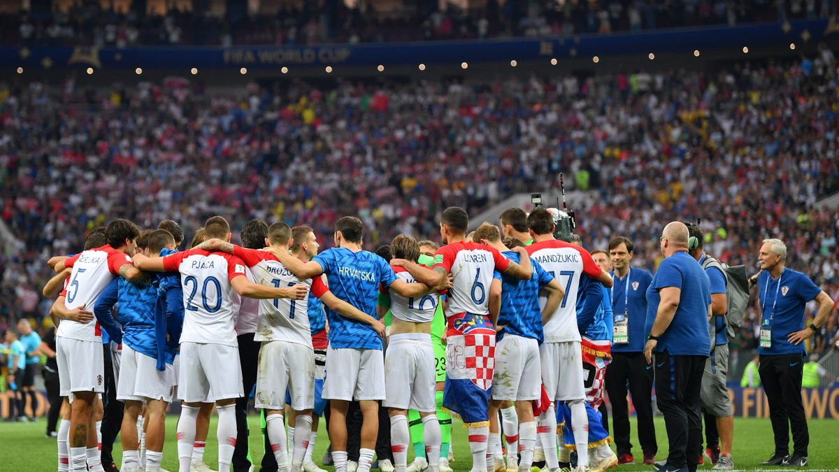 Getty Images / Dan Mullan / Staff / Na zdjęciu: piłkarze reprezentacji Chorwacji