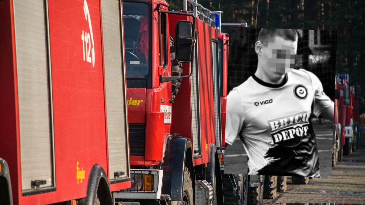 Zmarł 19-letni strażak, który zasłabł na meczu. Syreny w całej Polsce