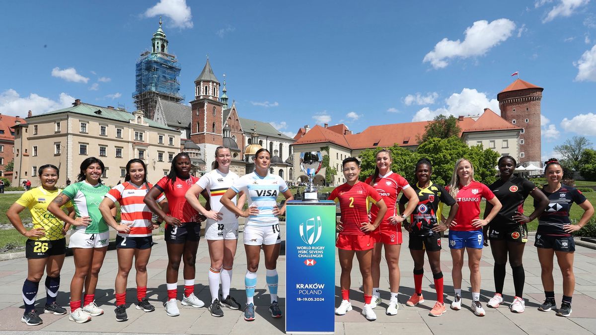 Zdjęcie okładkowe artykułu: Materiały prasowe / Polski Związek Rugby / Zdjęcie kapitanek przed turniejem w Krakowie