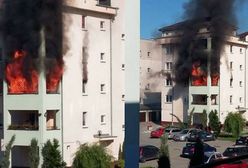 Pożar mieszkania na Białołęce. Na miejscu pięć zastępów straży pożarnej