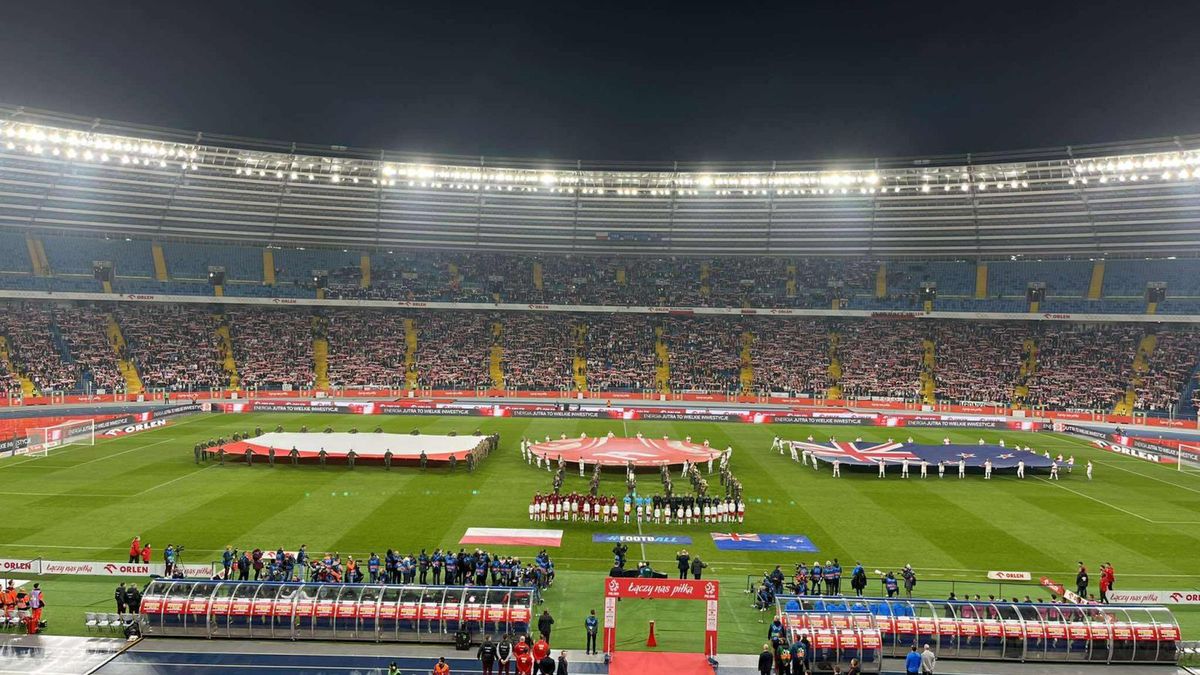 WP SportoweFakty / Mateusz Skwierawski / Frekwencja w Chorzowie podczas meczu Polski z Nową Zelandią