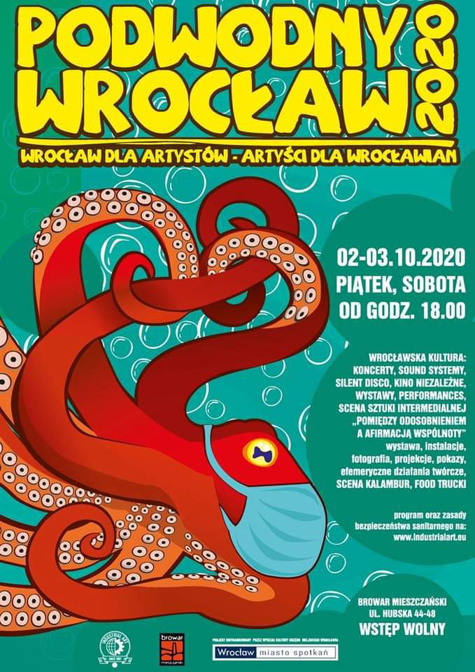 Podwodny Wrocław. Plakat festiwalu młodej sztuki