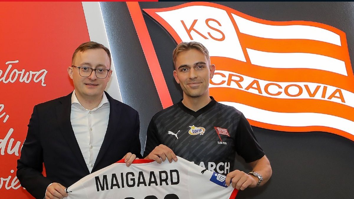 Mikkel Maigaard po podpisaniu kontraktu z Cracovią