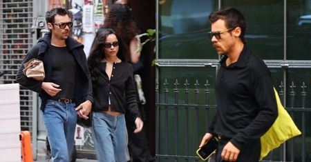Harry Styles spędził noc z Zoe Kravitz. Sfotografowano go nad ranem, jak opuszcza willę aktorki